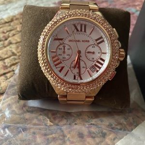 Michael Kors MK5636 Camille Rose Tone Watch